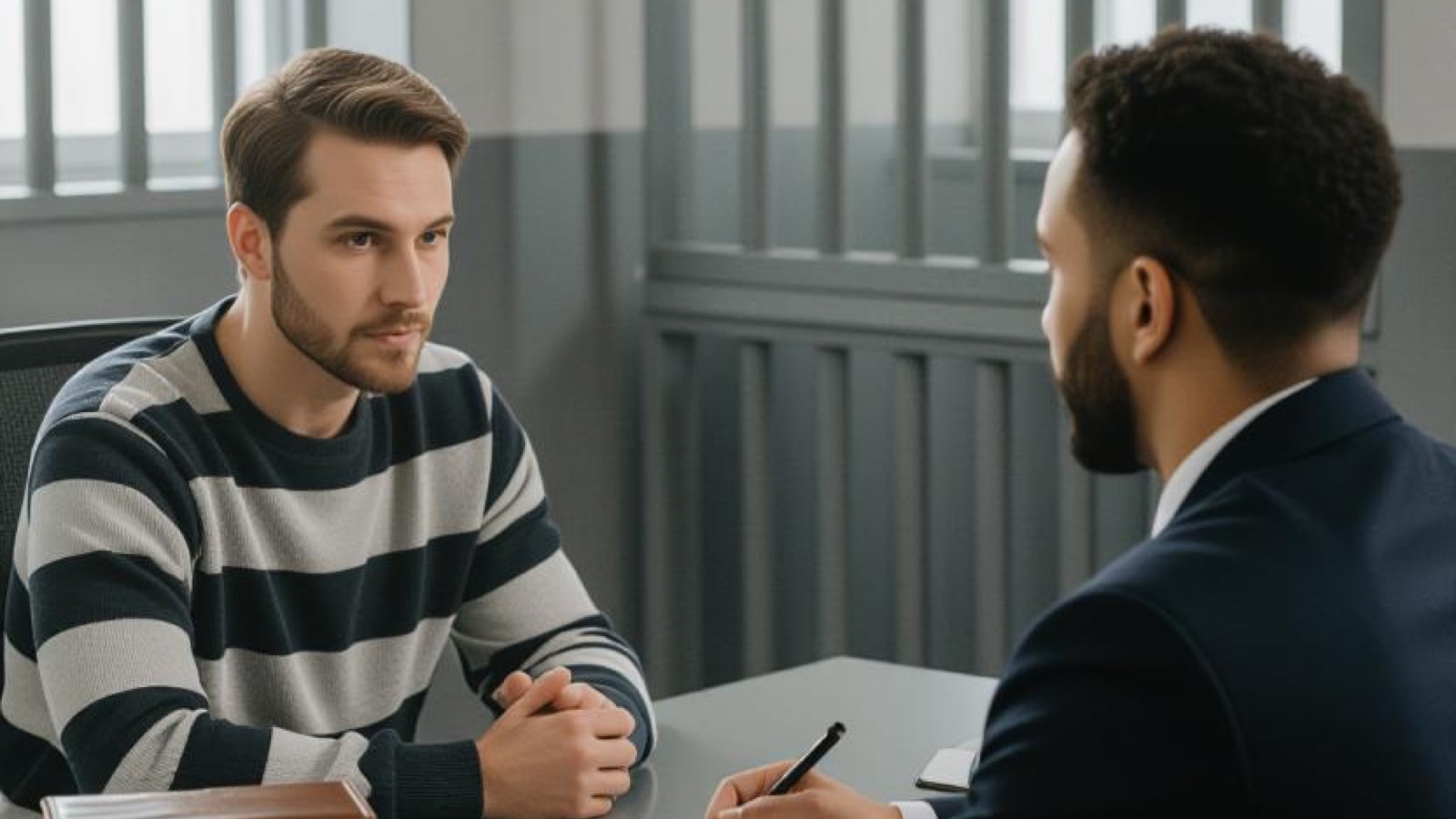 Calm conversation with an attorney about asserting the right to a lawyer.